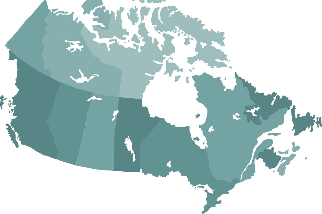 map of Canada