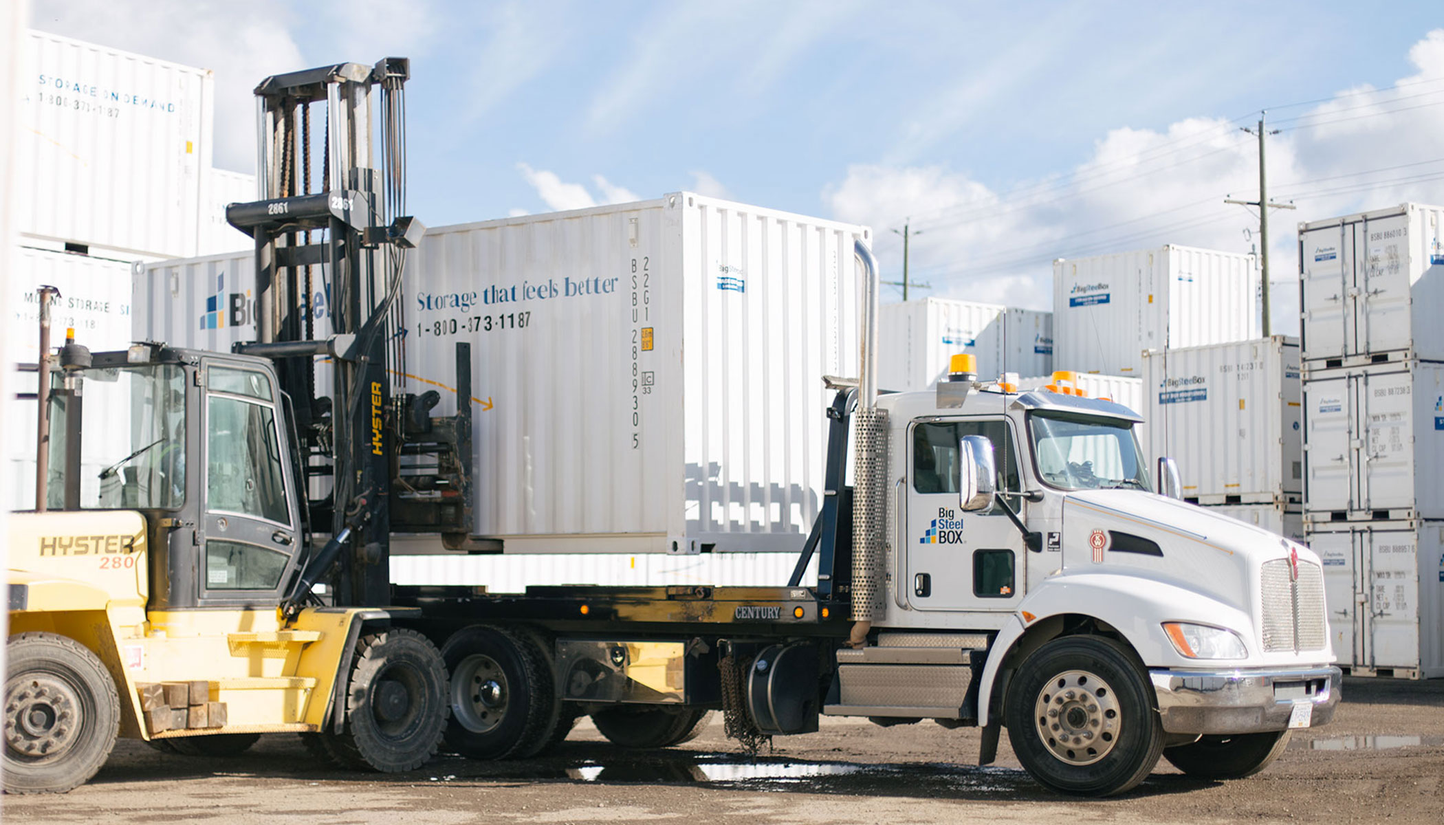 Safety when stacking shipping containers